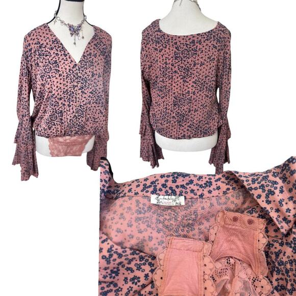 3‎ PC. COTTAGE FOREST FAIRY DRESS CARDIGAN BLOUSE BUNDLE MEDIUM - Picture 5 of 8